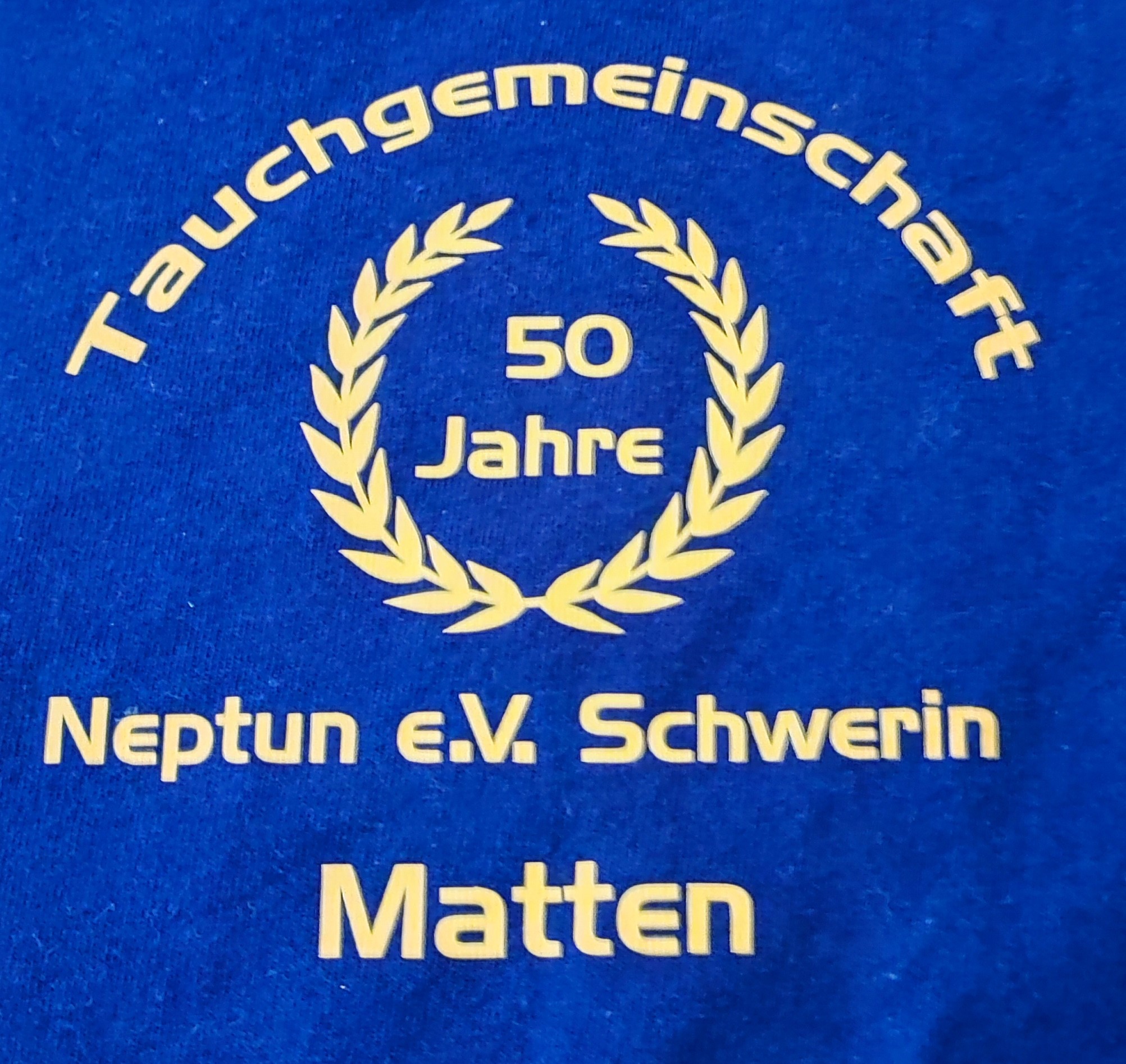 Logo 50 Jahre Tauchgemeinschaft Neptun e.V. - Schwerin